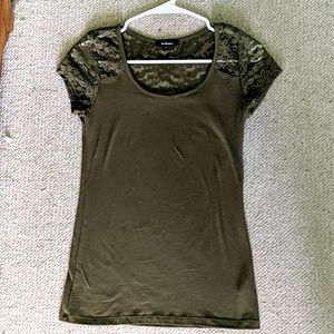 Ambiance Olive Green Blouse